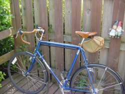 My bike with shellac on the bars My bike with shellac on the bars