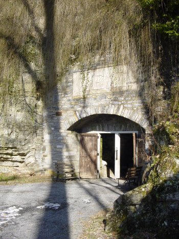 The cave entrance