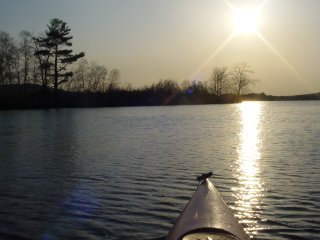 Sunset over the Wisconsin River