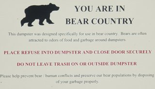 Bear Sign